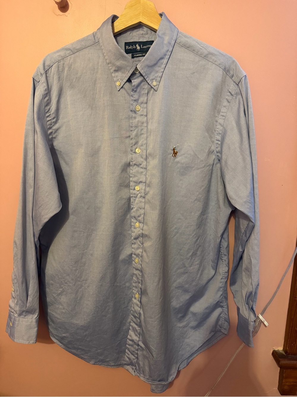 Ralph Lauren Light Blue Button-Down Oxford Shirt - Men